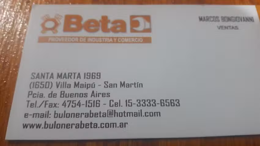 BULONERA BETA